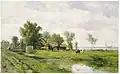 Willem Roelofs, Boerderij aan een sloot (1875-1880)