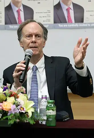 William Kaelin Jr. op het IBS Center for Genomic Integrity (CGI) van UNIST in Ulsan City