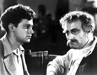 William Holden en Lee J. Cobb in Golden Boy