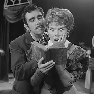 Wim van den Heuvel en Yoka Berretty in Literatuur van Arthur Schnitzler (1961)