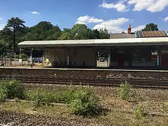 Station Winchfield tijdens de Corona-pandemie