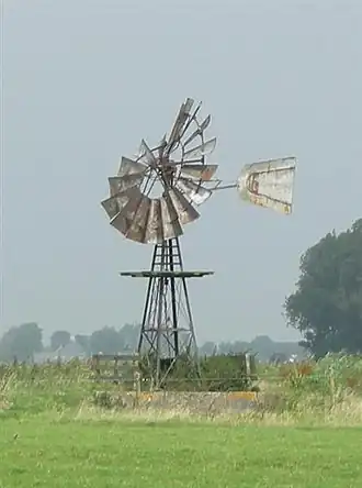 De Windmotor Jorwerd in 2007