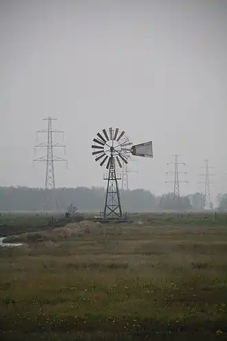 Windmotor Peize, 4 april 2009