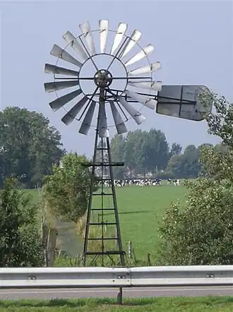De windmotor in 2007