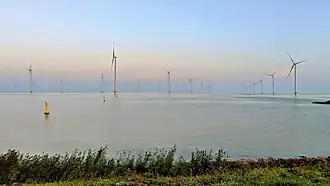 Windpark Fryslân bij Breezanddijk