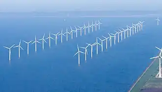 Zuidelijk deel van windpark Westermeerwind