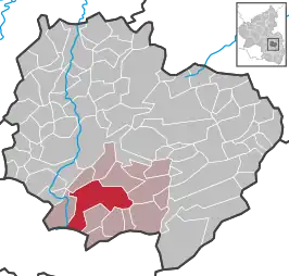 Kaart van Winnweiler