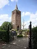 Kerktoren van de middeleeuwse parochiekerk