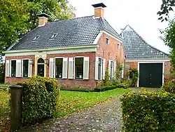 Voorhuis van boerderij van het Hogelandse type