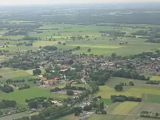 Wintelre vanuit het vliegtuig