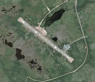 Satellietbeeld van Winterland Airport