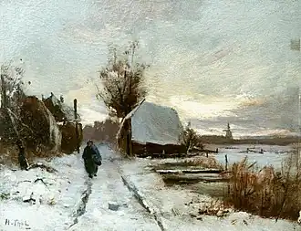 Winterlandschap, ca. 1900