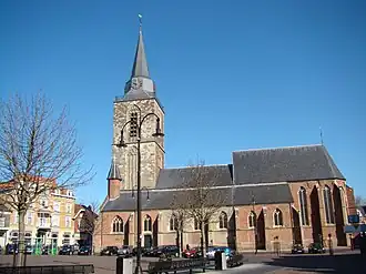 De Jacobskerk te Winterswijk, gezien vanaf de Markt