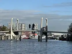 Wisbybrug nog zonder leuningen (november 2023)