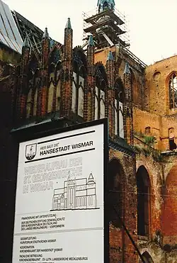 Sint-Joriskerk tijdens de herbouw in 1991