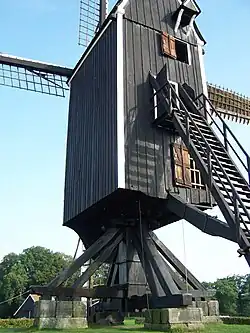 Achterkant van de molen