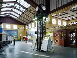 Interieur van de stationshal