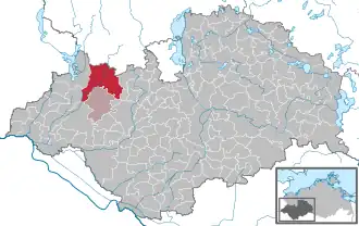 Kaart van Wittendörp