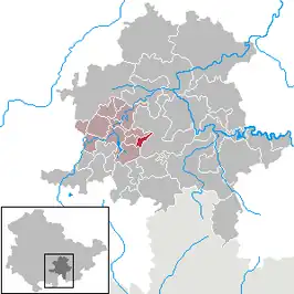 Kaart van Wittgendorf