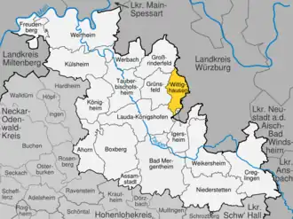 Kaart van Wittighausen