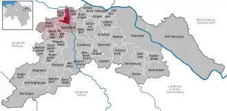 Kaart van Wittorf (Nedersaksen)