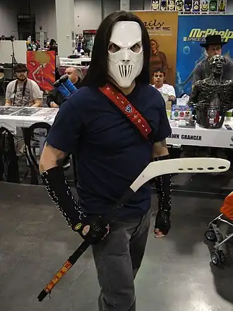 Cosplayer - Casey Jones tijdens Wizard World Anaheim 2011