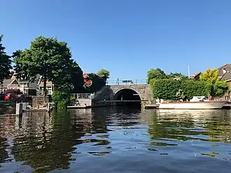 Vanaf het water gezien