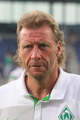 Wolfgang Rolff als assistent van Werder Bremen in 2009