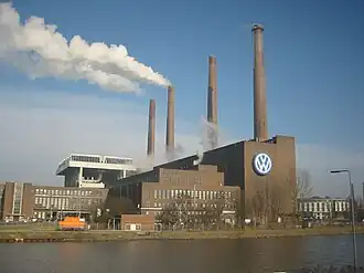 Krachtcentrale Volkswagen AG in Wolfsburg