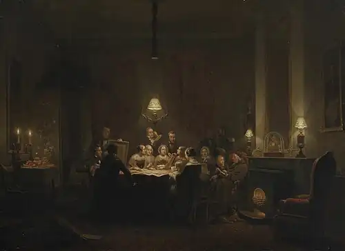 Reneke de Marees van Swinderen (1764-1848) met kinderen en kleinkinderen