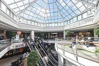 Het Woluwe Shopping Center (binnenaanzicht)