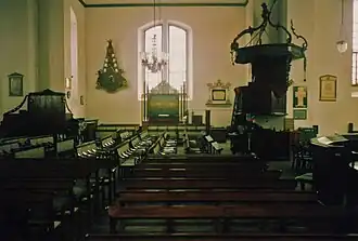 Interieur Wolvendaal kerk