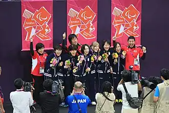 Het gouden team uit Japan