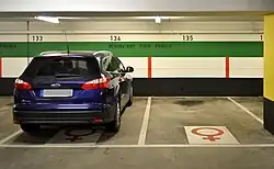 Vrouwenparkeerplaatsen in Keulen