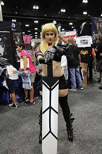 Cosplayer als Magik tijdens WonderCon 2016.