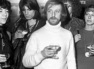 Woody van Amen in Hair-gezelschap, 1970