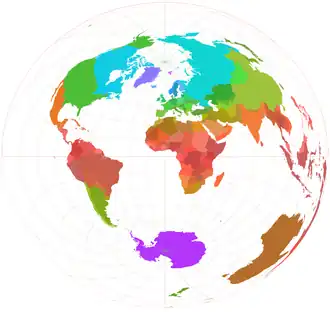 Tweepunts-equidistante projectie