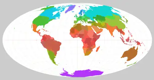 Projectie van Aitoff-Hammer