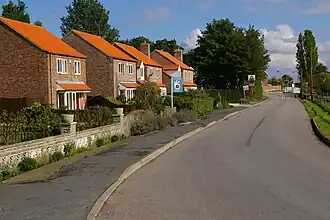 Hoofdstraat van Wressle