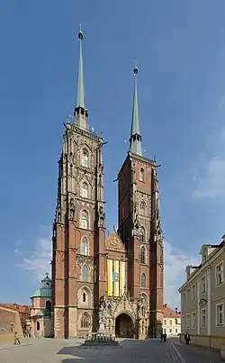 De Kathedraal van Wrocław.