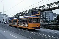 Tram en zweefbaanvoertuig in 1987
