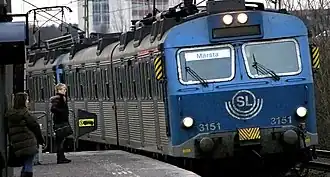 SL X10 - 3151 in Årstaberg