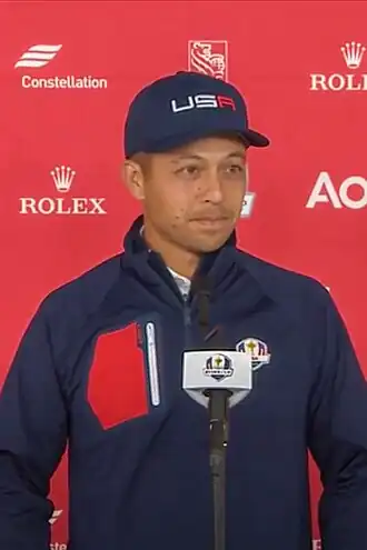Schauffele tijdens de Ryder Cup in 2021