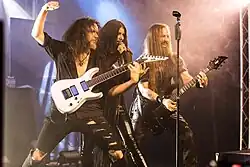 Vourvahis met Xandria-bandleden (2022)