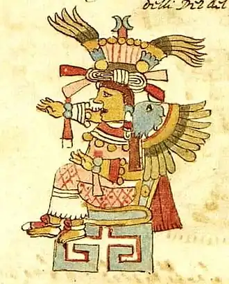 Xochiquetzal in de Codex Ríos