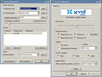 Een Xvid-configuratie