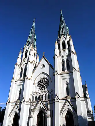 Cathedral Basilica of Saint John the Baptist in Savannah in 2008