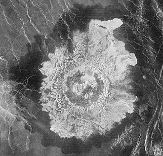 radarbeeld van de ruimtesonde Magellan