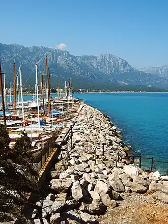 De jachthaven van Kemer