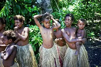 Dorpskinderen op Tanna